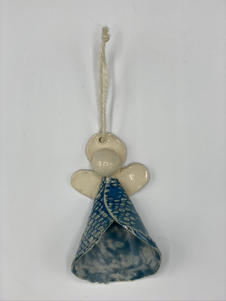 Textured Angel Ornament