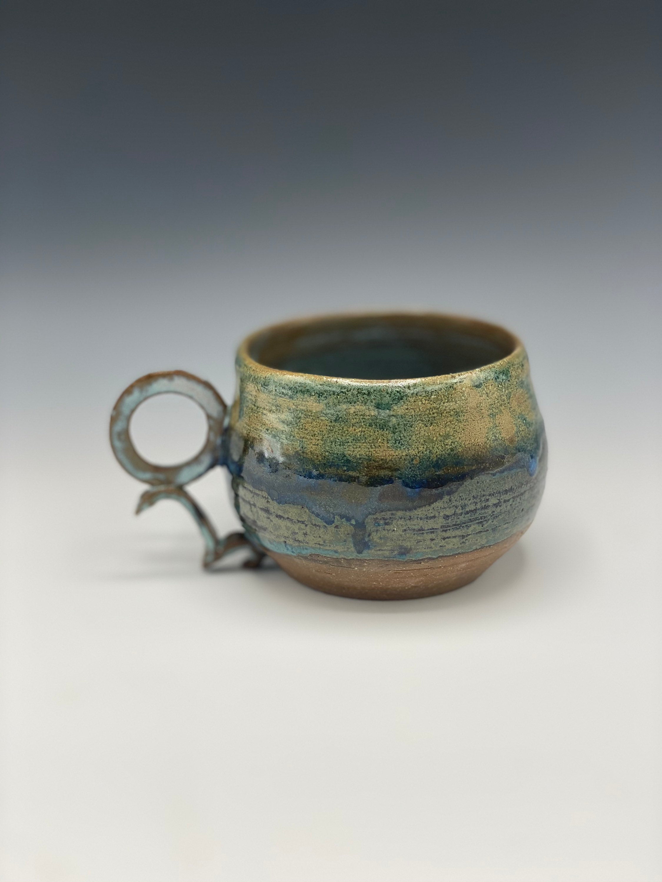 Earth-tone mugs