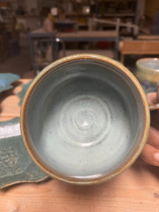 Earth-tone mugs