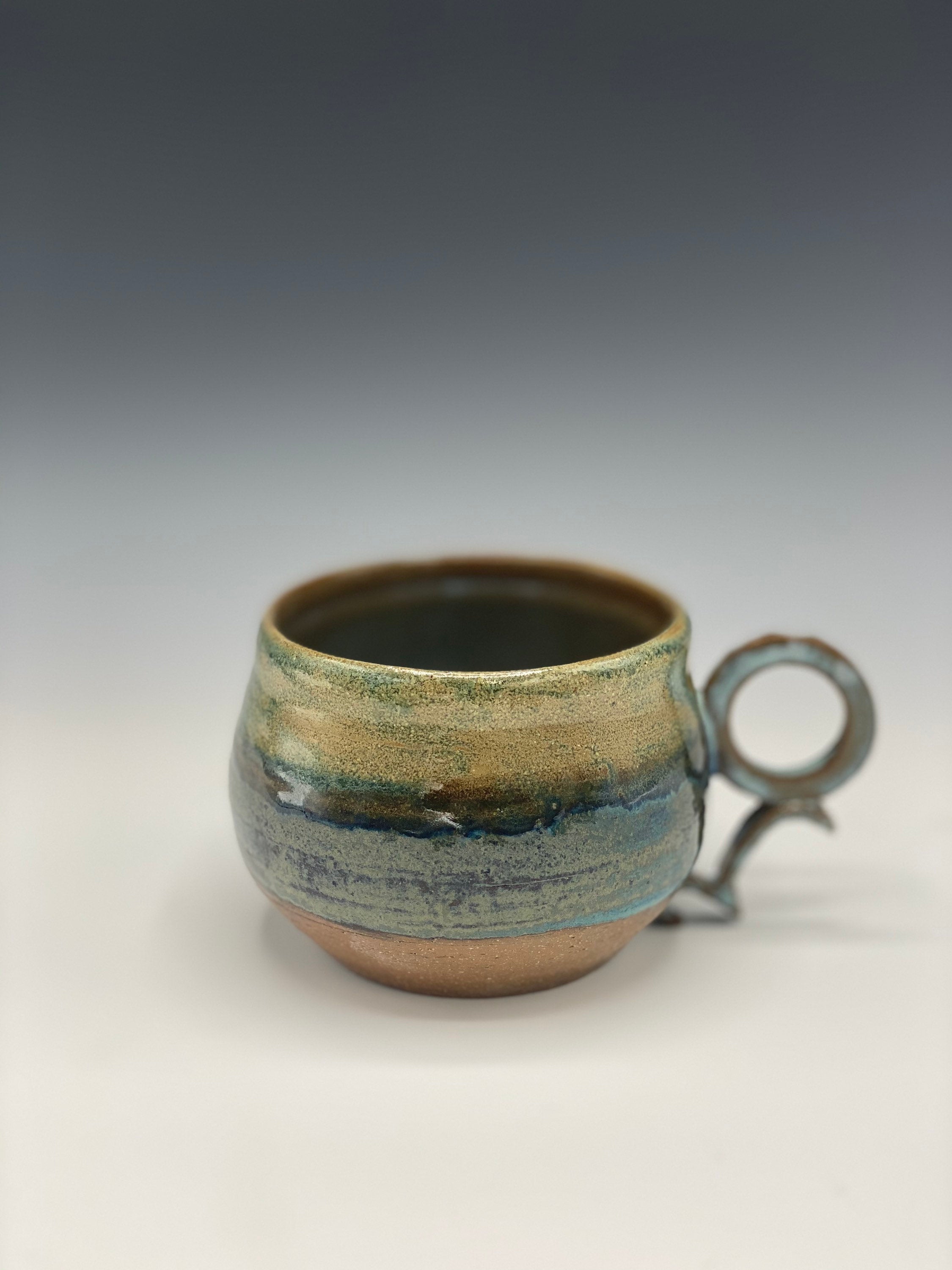 Earth-tone mugs